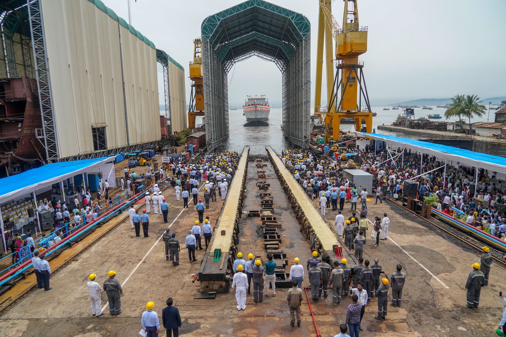 Launching Ceremony of Taragiri (Y-12653) Third Advanced Stealth Frigate of P17A-11th Sep 2022123